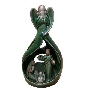 TII Collections Angel‎ Nativity Scene Tea Light Holder